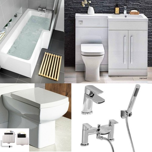 Complete bathroom suite - complete,