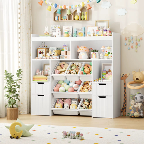 Childrens toy storage shelf - storage,