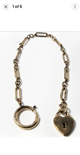 Antique gold filled link - antique,