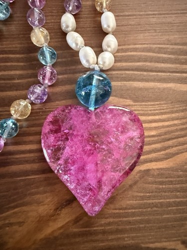 Lola rose heart necklace - heart,