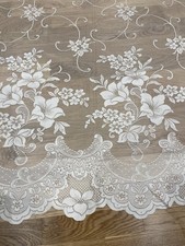 Vintage Lace Curtain 16 Feet