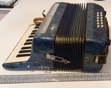 Piano Accordion. Blue. 25-key