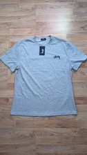 Stussy Men's Grey T-Shirt