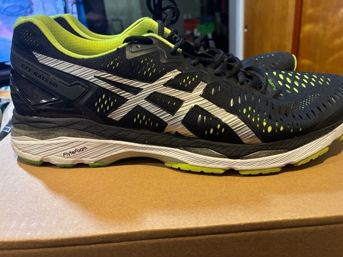 Asics gel kayano - asics, black/neon