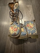 Dr.martens Floral Boots Size 5
