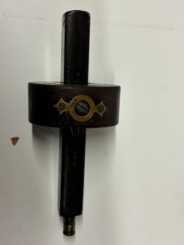 Vintage brass and wooden - brass,
