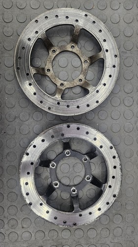Front brake disc rotor pair - disc,