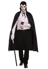 Black Vampire Cape wth Collar