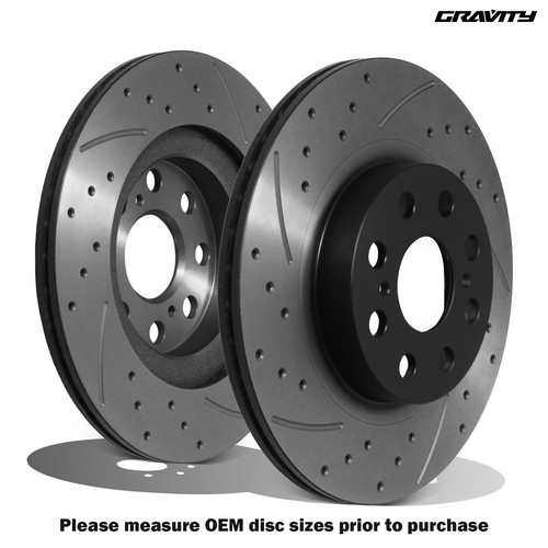 Front drilled grooved 288mm - front,