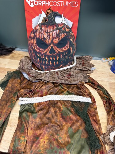 Scary pumpkin morphcostume - scary, w/