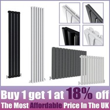 Designer Flat Panel Oval Column Horizontal Vertical Radiator Central Heating Rad