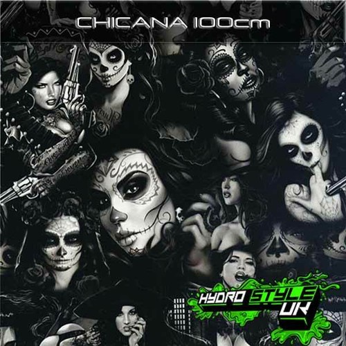 Rolled chicana hydrographics - rolled,