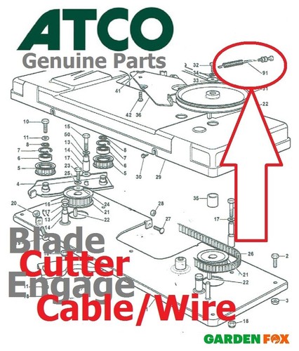 Genuine atco gt40h 102cm - genuine, tw
