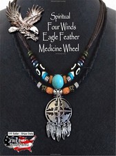 EAGLE FEATHER MEDICINE WHEEL