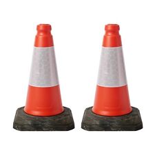 2 PACK RED TRAFFIC CONES  -