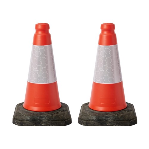 Pack red traffic cones - cones,