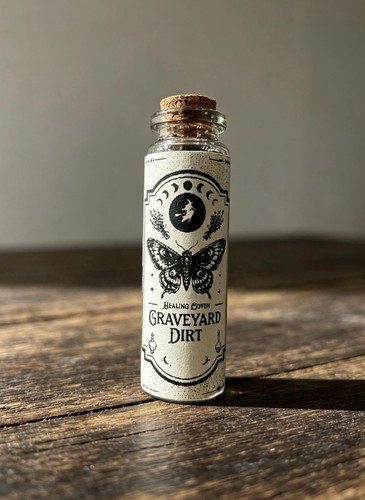Graveyard dirt jar ritual - graveyard,