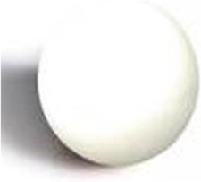 Five Garlando White Table Football Balls