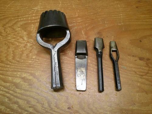 Vtg leather punches osborne - 4,