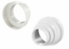 Extractor Fan Ducting Pipe Reducer Fan PVC 80 100 125 150 200mm 3" 4" 5" 6" 8"