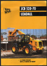 JCB "528-70 LOADALL" Telescopic Handler Brochure Leaflet