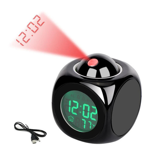 Digital led projection alarm - led,