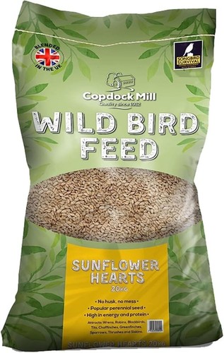 20kg sunflower hearts premium - sunflower, hearts: