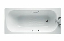 Steel Antislip Bath With Chrome Grips - 1700 x 700mm