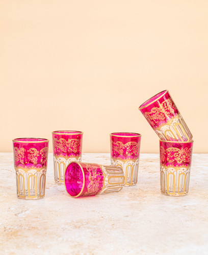 Moroccan tea glasses - glasses, 6
