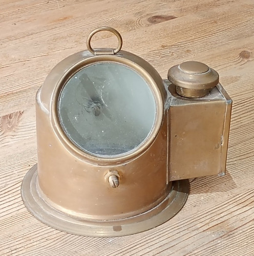 Replica brass ship binnacle - brass,