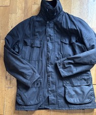 Barbour Frazer Wax Black Biker