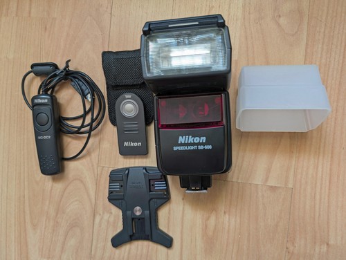 Nikon speedlight 6oo dc2 - nikon, sb-6oo+mc-dc2