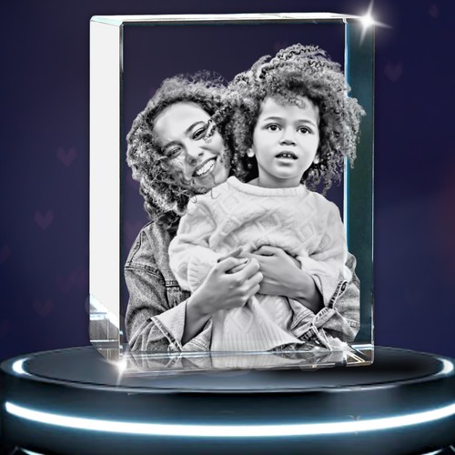 Photo glass crystal block - crystal,