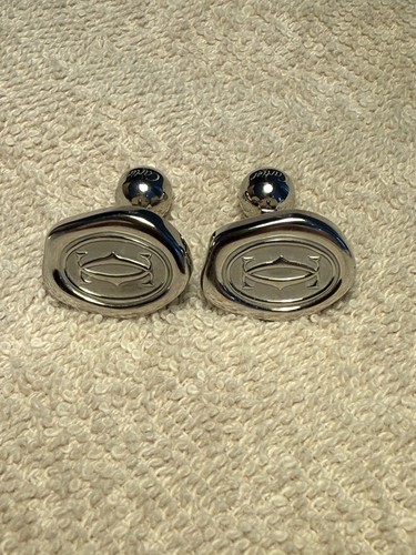 Cartier cufflinks sterling - cartier,