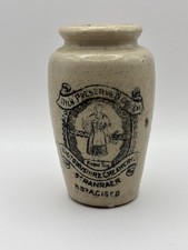 VICTORIAN PICTORIAL CREAM POT KITCHENALIA WIGTOWNSHIRE CREAMERY STRANRAER
