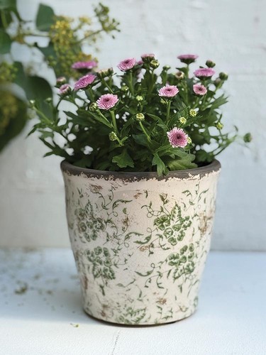 Large plant pot white - large,