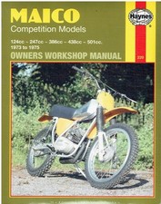 MAICO 125 250 400 440 500 COMPETITION MODELS 1973-75 OWNER WORKSHOP MANUAL *NEW*