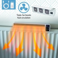 Radiator Fan Booster Set Radiator Ventilator Heater Output Booster Save Energy