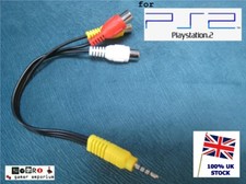 PS2 SONY - Smart TV Composite AV Lead / Cable Adapter - Samsung JVC LG SONY