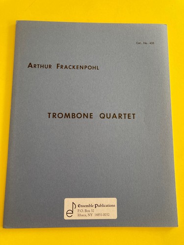 Trombone quartet arthur - trombone, quartet,