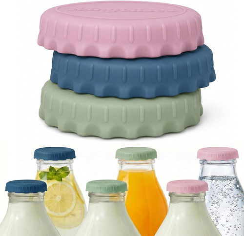 Milk bottle tops - milk, caps