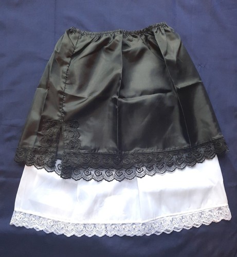 Handmade black white nylon - white,