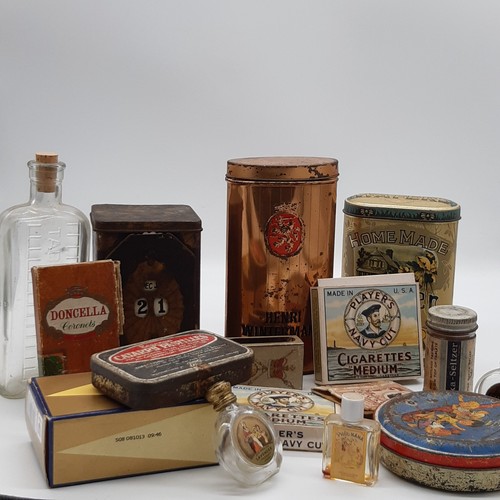 Vintage advertising tins - vintage,