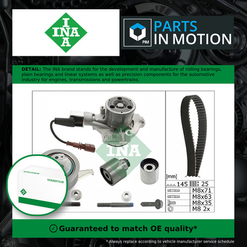 Timing belt water pump kit - pump,
