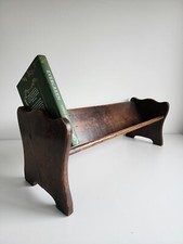 Wooden Book Trough Rack