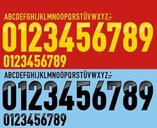 Name&Number Set For Spain Euro 2012 Home/Away Football National Soccer