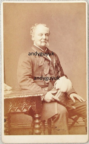Cdv military officer feather - cdv,