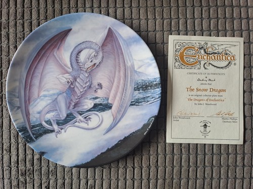 Danbury mint the snow dragon - danbury,