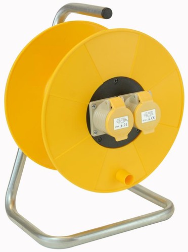 Gang empty cable drum 110v - gang, drum,