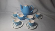 Vintage Alfred Meakin Set..Coffee Pot.. 4 Coffee Cups & Saucers.. Milk / Sugar